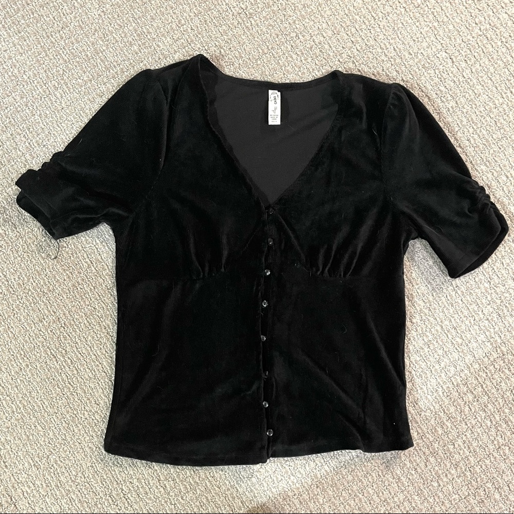 Button up corduroy shirt
